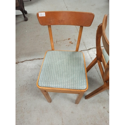 967 - A Pair Of Vintage Kitchen Chairs.