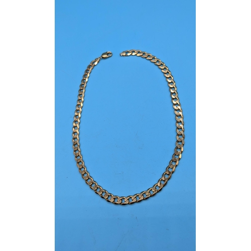 403 - A Heavy 9ct Gold Necklace. 63 gms.