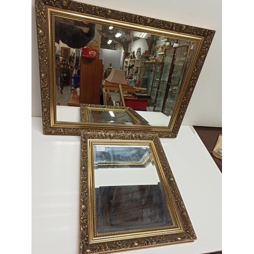 1034 - A Pair Of mirrors With Matching Gilt Frames.
51cm x 41cm.