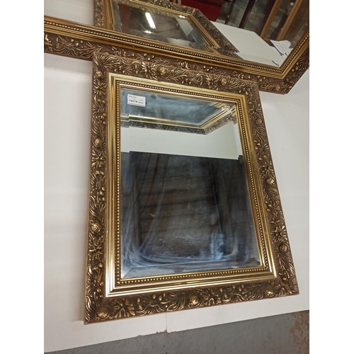 1034 - A Pair Of mirrors With Matching Gilt Frames.
51cm x 41cm.