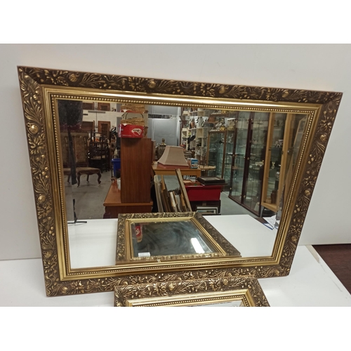 1034 - A Pair Of mirrors With Matching Gilt Frames.
51cm x 41cm.