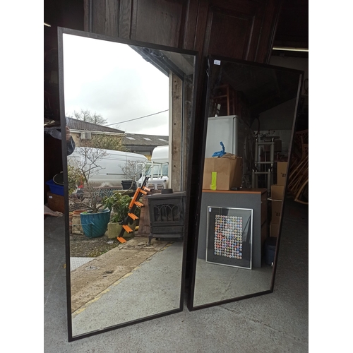 1038 - A Pair Of Ikea Stave Mirrors.
160cm H x 70cm W.