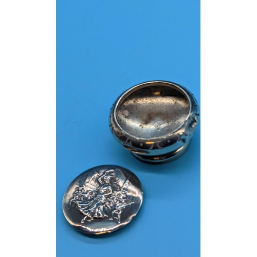 435 - Hallmarked Silver Tobacco Snuff Box.