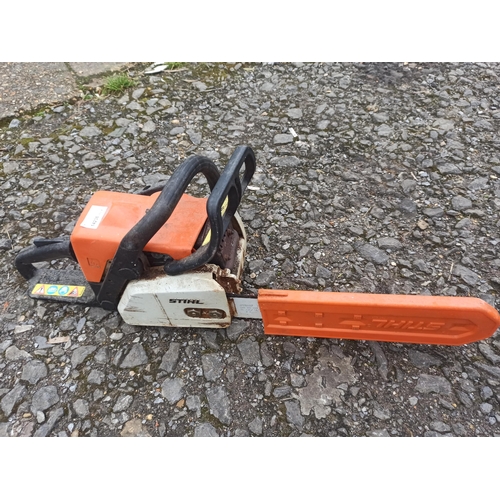 158 - Stihl Petrol Chain Saw, With Instructions.