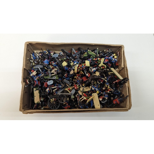 1241 - A Box of Napoleonic War Gaming Soldiers - Plastic