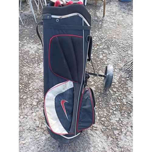 207 - Golf Club Bags and Trolley