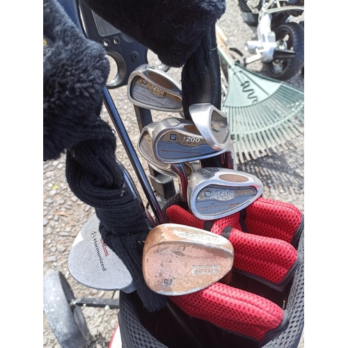 207 - Golf Club Bags and Trolley