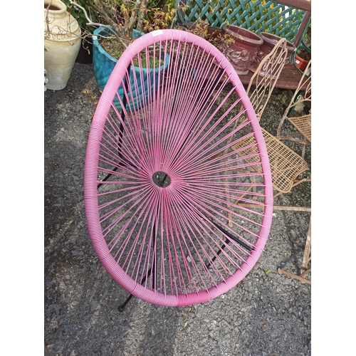 68 - Pink Garden Chair