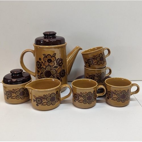 703 - A Vintage  Royal Worcester Palissy Part Coffee Service