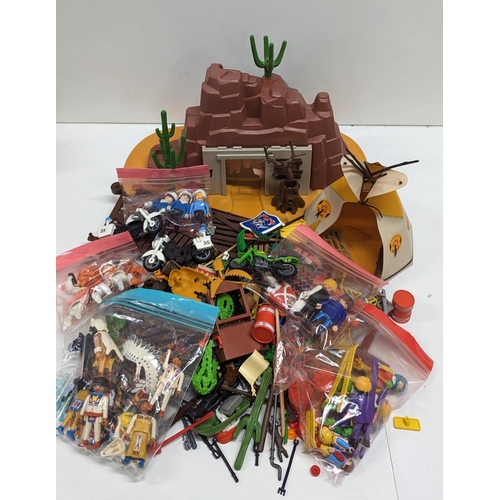 1258 - A Large Quantity of Playmobile Figures and Accessories