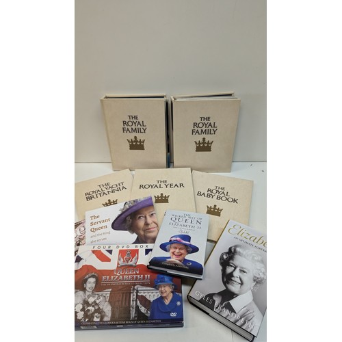 904 - A Box of Queen Elizabeth II Books and Memorabilia