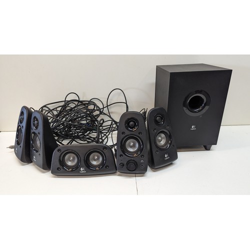 293 - A Logitech S.1 Surround Sound,  Home Pc Media System