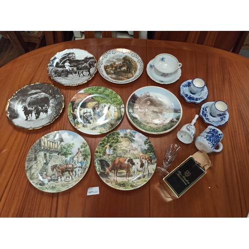 1131 - Glory Box of Collectors Plates , Crystal and More