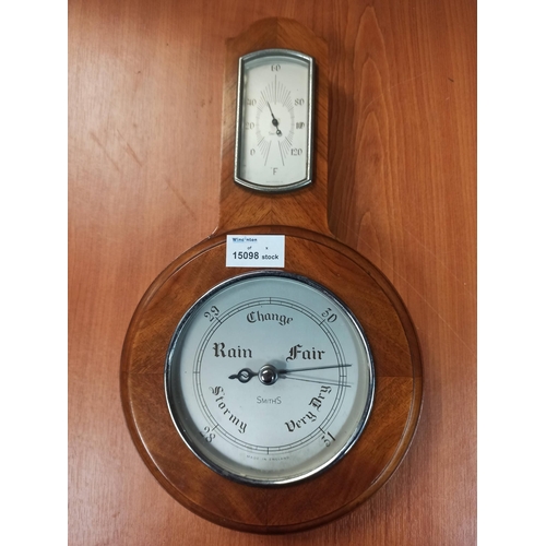 517 - Smiths Wall hanging Barometer and Thermometer