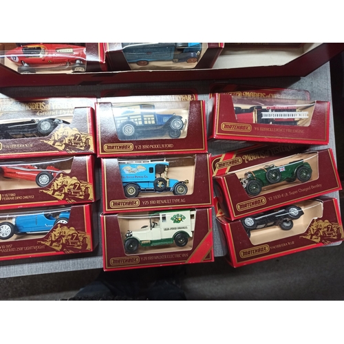 1232 - Collection of 36 x Matchbox Models of Yesteryear including Grand Prix, Trucks, Vans and Cars in Orig... 