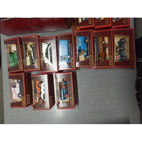 1232 - Collection of 36 x Matchbox Models of Yesteryear including Grand Prix, Trucks, Vans and Cars in Orig... 