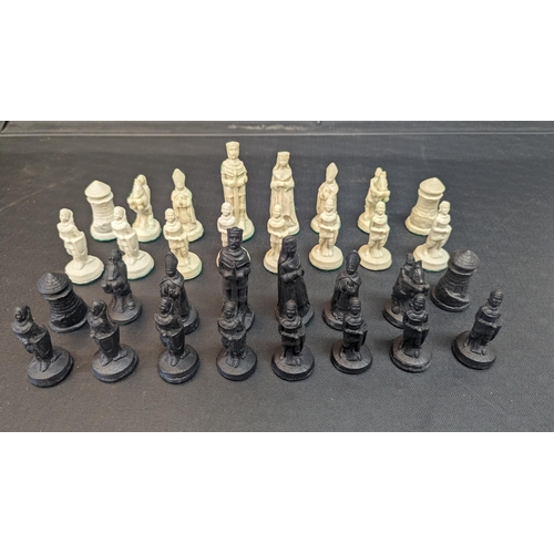 536 - A Medievil Style Chess Set - Boxed