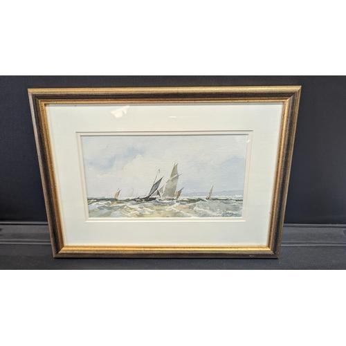 837 - An Original Watercolour of a Sailing Boat 45 x 32cm