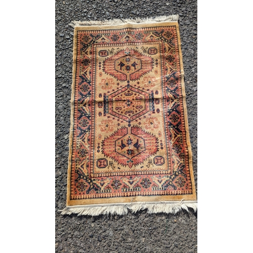 315C - A Silk Rug 150cm x 88cm