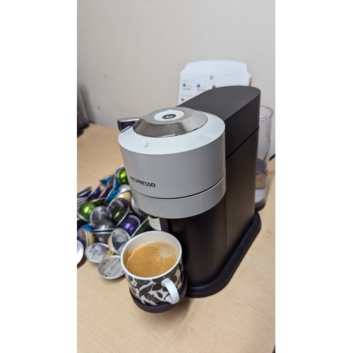 338 - A Nespresso Vertuo Coffee Machine and Capsules  - Tested and Working