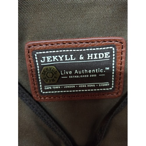 1163 - A Large Jekyll & Hide Suit Carrier & Fexier Leather Brief Case.