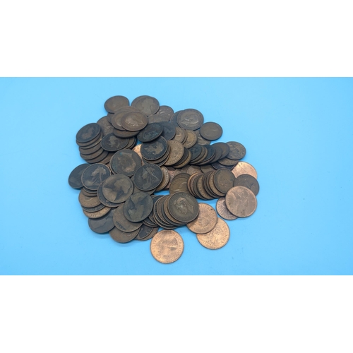 397 - A Quantity of GB Old Pennies, Three Penny Bits etc.