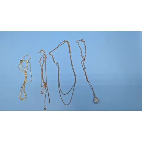 738B - Bag of Yellow Metal Chains