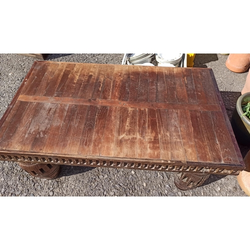 779 - Large Rustic Coffee Table 44cm x 120cm x 70cm