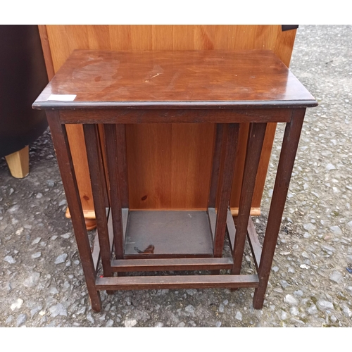 853 - A Nest Of 3 Tables , Small Table With Lower Shelf.
64cm H x 43cm W x 28cm D.