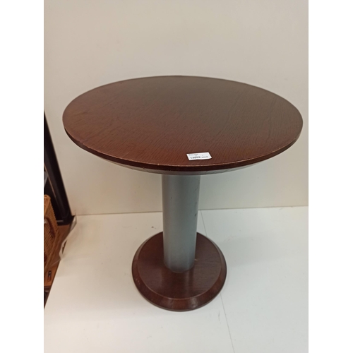 854 - A Round Pedestal Table.
62cm H x 55cm