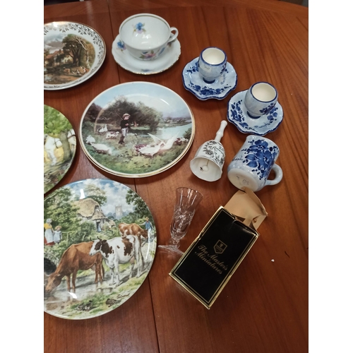 1131 - Glory Box of Collectors Plates , Crystal and More