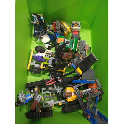 1245 - A Green Box Of Lego Models.