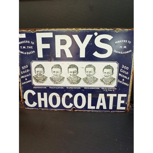 507 - Frys Advertising Board 19cm x 28cm - reproduction