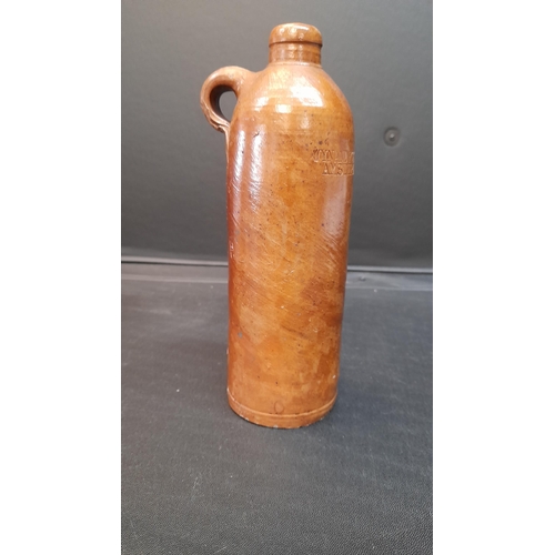 510 - A Vintage Stoneware  Gin Bottle 