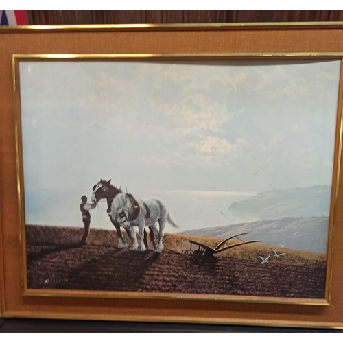 1150 - A Coulson Plough Horse Print 