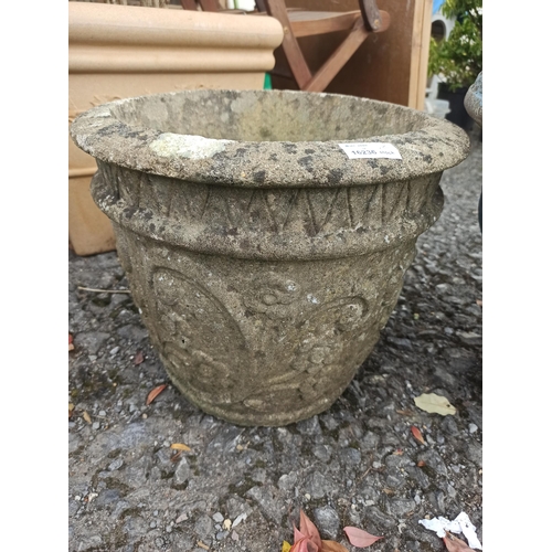 23 - Concrete Garden Urn and a Concrete Planter