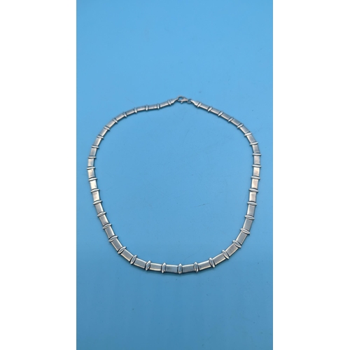 428 - A Hallmarked .925 Silver Necklace - 28 Grams