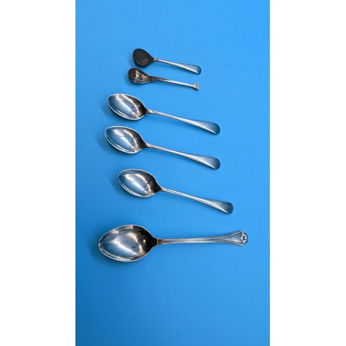 496 - A Collection of Hallmarked Spoons - 67grams