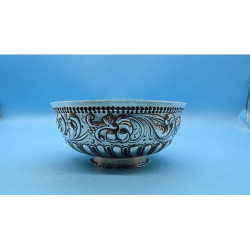 491 - A 1909 Edwardian VII Christening Bowl