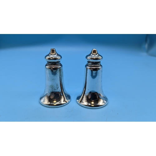 435 - Hallmarked Silver Salt and Pepper