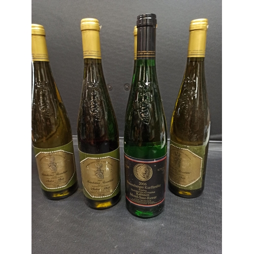 682 - 6 x Bottles of White Wine - Freinsheimer Rosenbuh 2005 and others