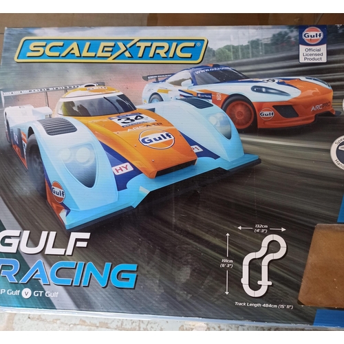 1098 - Scalextric Gulf Racing Car Game - LMP Gulf V GT Gulf