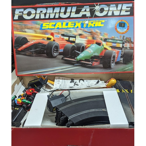 1100 - A Formula One Scalextric Set with Super sound