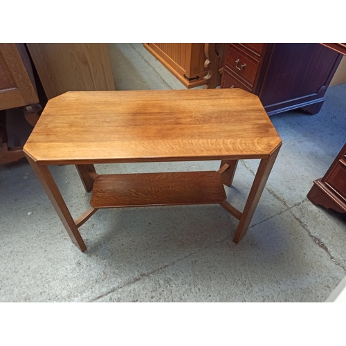 533 - Mid Century Style Coffee Table with Lower Shelf 51cm H x 73cm W x 36cm D