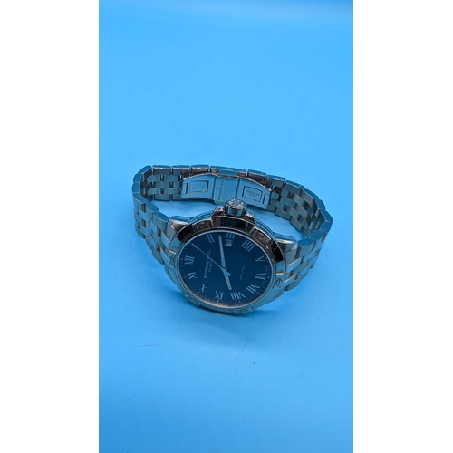 535 - A Raymond Weil Tango 300m Water Resistant Quartz Blue Automatic Watch