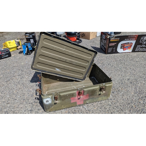 50E - A British Military Aluminium Medical Supplies Box