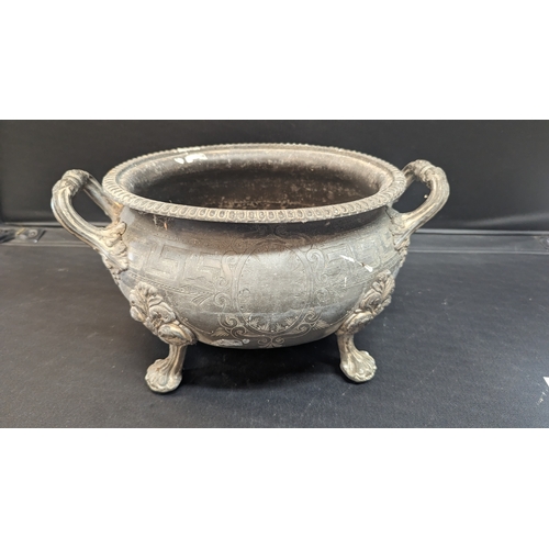 652B - Antique Pewter Champagne Bucket