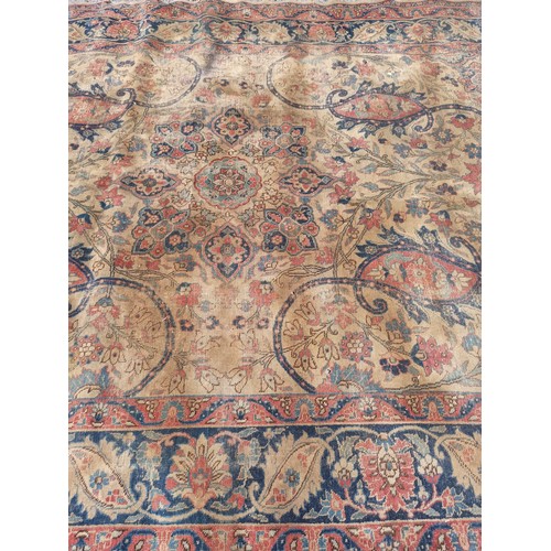 337B - Handmade Rug 400cm x 290cm - Well Worn