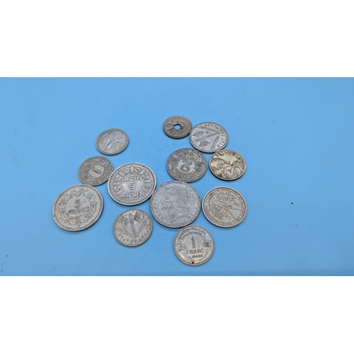 640 - A Quantity of French Aluminium Post War Period Coins