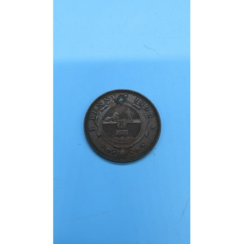 638 - A 1898 South African Penny